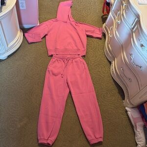 Zara sweat outfit, not a pajama